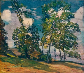 Una giornata ventosa, c1906
