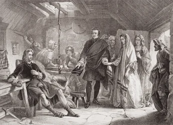 Il primo incontro tra il Principe Carlo e Flora Macdonald sull
