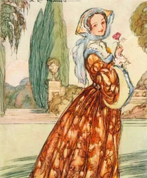 Anna Bolena, c1507-1536, moglie e consorte di Enrico VIII, madre della regina Elisabetta I, 1937