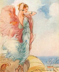 Elena di Troia, figlia di Zeus e Leda, 1937