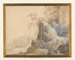 Paesaggio con un eremita