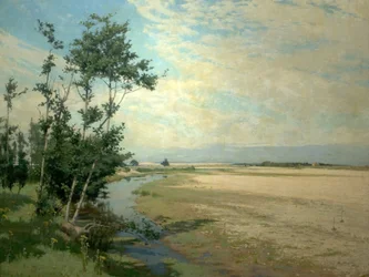 Findhorn Backwater, Moray Firth, Scozia, 1886