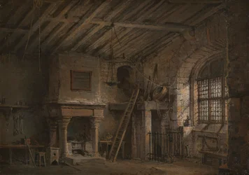 Scenografia per Cuore di Midlothian; Il Tolbooth