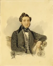 Ritratto di Nikolay Mikhaylovich Donaurov 1806-1849, anni 1830