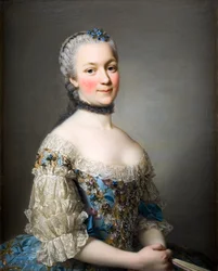 Ritratto di Katarzyna Zamojska dipinto da Roslin
