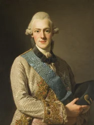 Svedese: Fredrik Adolf, 1750-1803, Principe di Svezia, fratello di Gustavo III Duca Fredrik Adolf, fratello di Gustavo III