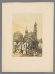 Vecchia casa di guardia con piazza a Maastricht