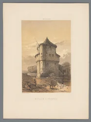 Torre della polvere di Wycker a Maastricht Magasin à poudres (titolo sull