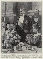 Il Banchetto dei Devoniani a Londra, Sir Redvers Buller, il Presidente, parla
