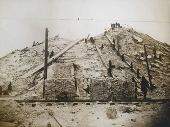 Preparazione del luogo per la costruzione del Palazzo dei Soviet, ca 1931
