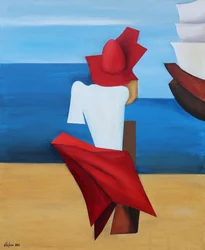 Red Hat in riva al mare