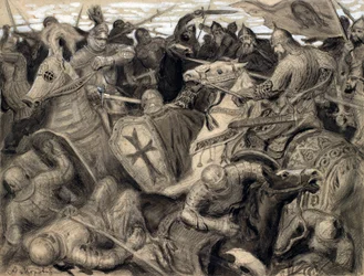 Scena di battaglia all