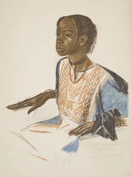 Bambina Bornou (Fort Lamy), da Dessins et Peintures d