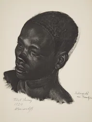 Ialingede, razza Mandja. (Fort Lamy), da Dessins et Peintures d