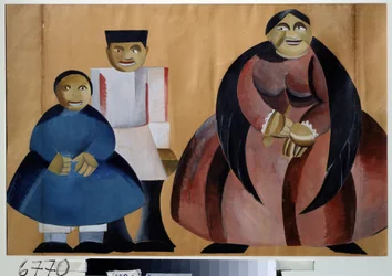 Costume preparatorio per la pièce "La morte di Tarelkin" di Aleksandr Suchovo-Kobylin