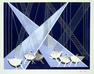 Scenografia per un balletto, illustrazione da 