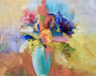 Fiori astratti colorati