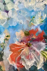 Fiori colorati in stile impressionista