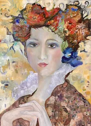 Signora dai fiori sereni
