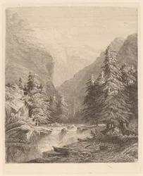 Cascata di montagna