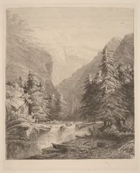 Cascata di montagna