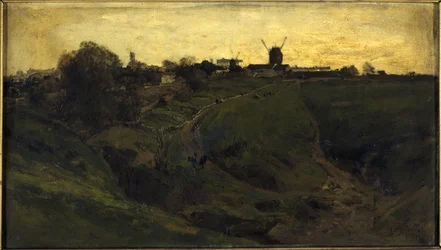 Vista di Montmartre, lato nord-ovest