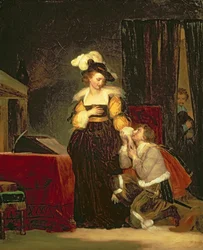Maria Stuarda con Rizzio