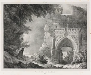 Viaggi pittoreschi e romantici nella vecchia Francia: Rovine del Palazzo della Regina Bianca