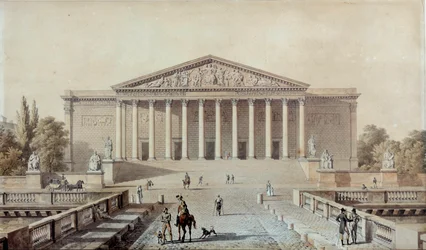 Progetto per l’Assemblea nazionale o Palais Bourbon, Palais du Corps législatif. XIX secolo. Parigi, Palais Bourbon