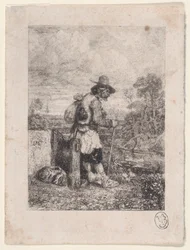 Un mendicante, 1833-38