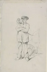 Marinaio con scimmia