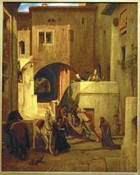 Il buon samaritano (dipinto su tela)