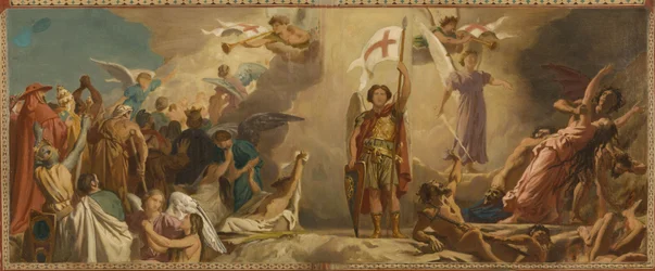 Schizzo per la chiesa di Saint-Germain-des-Prés: Il Giudizio Universale, circa 1872
