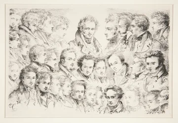 Lo studio di Girodet - Ritratti di trentadue allievi