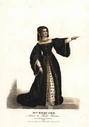 Miss Suzanne Brocard come Alicia in Jane Shore (Riccardo III e Jeanne Shore) di Nepumucene Lemercier, Théâtre Français
