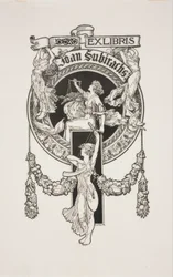 Ex libris di Joan Subirachs