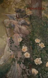 Pannelli decorativi delle quattro stagioni: primavera