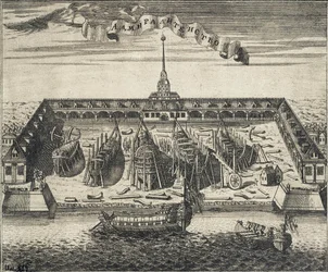 Veduta del cantiere navale dell
