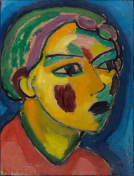 Poeta testa mistica, 1917