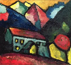 Una casa in montagna, c.1912