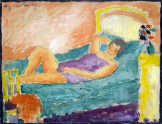La ragazza sdraiata