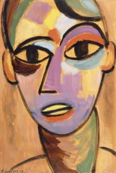 Testa Mistica: Giovane I, c.1917
