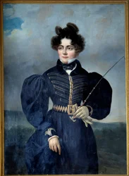 Ritratto di Sophie Dawes, Baronessa di Feucheres, in abito da caccia