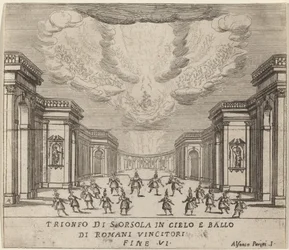 Il trionfo di Santa Orsola in cielo e i conquistatori romani