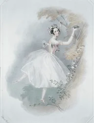 Marie Taglioni, la più famosa ballerina ... (stampa a colori)