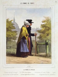 La donna degli Invalides, da Les Femmes de Paris