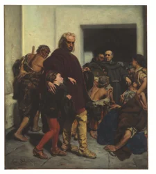 Cristoforo Colombo al Monastero di Rabida