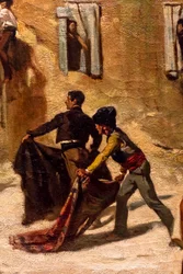 Lotta di novillos, dettaglio