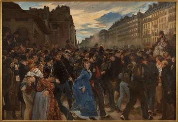 La partenza dei mobili, luglio 1870, circa 1879