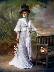 Kate Rorke 1866-1945, attrice inglese, 1899-1900